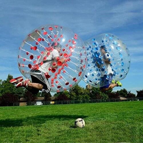 Free Shipping 1.0mm TPU Inflatable Zorb Ball 1.5m Bubble Soccer Ball Air Bumper Ball Bubble Football For Adults