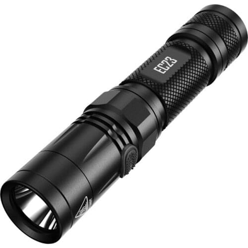 NITECORE EC23 CREE XHP34 HD E2 1800 LM LED Flashlight beam distance 255 meter Light Flashlight with 18650 Battery Smart Torch