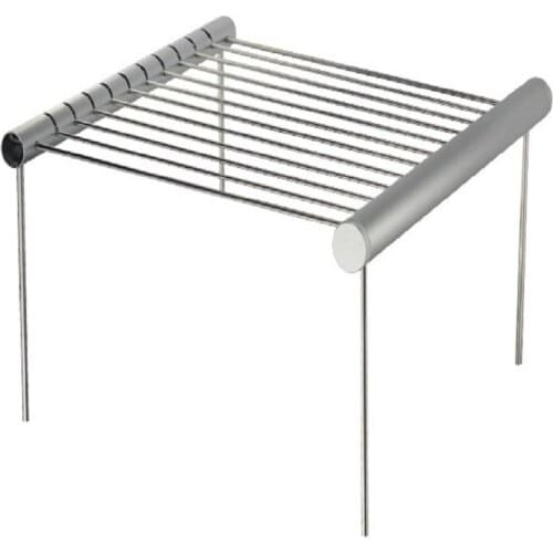 Portable Stainless Steel BBQ Grill Folding BBQ Grill Mini Pocket BBQ Grill Barbecue Accessories For Home Park Use