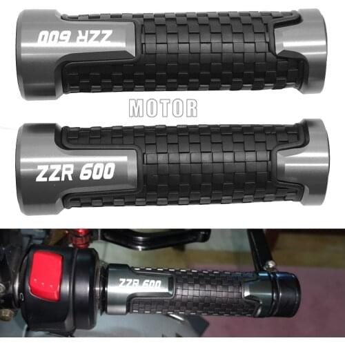 For Kawasaki ZZR600/ZZR 600 1990-2009 7/8"22mm Motorcycle Street Racing Bike Rubber Anti-Slip Handle Bar Handlebar Hand Grips
