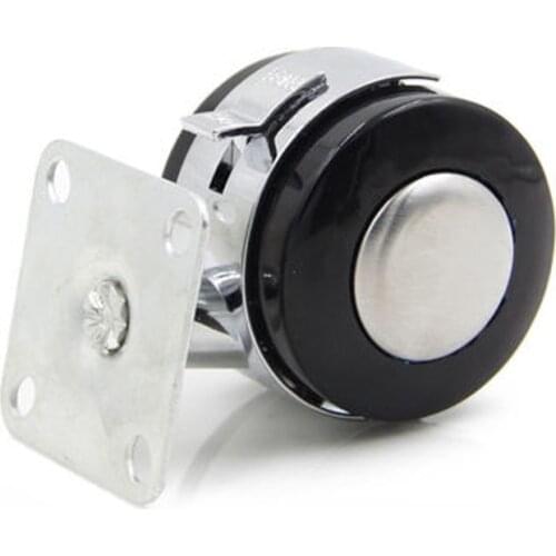 With brake cupboard casters, coffee table pulley, with brake caster, computer desk casters flat casters, alloy wheels. 2pcs/lot