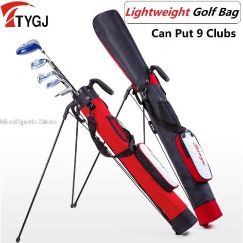 2021 Golf Stand Bag Portable Large Capacity Golf Clubs Bags Lightweight Waterproof Carry Pack Portable Bracket Travel Package