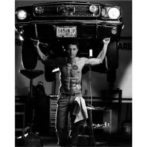 Supernatural Canvas Painting TV Series Poster Wall Art Picture For Friends Bedroom Decor Frameless Modern Decoration XN499