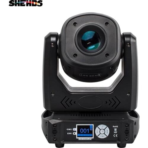 SHEHDS 100W Bulb LED Spot Light Colorful 7 Dynamic&6 Static Pattern Focus DMX512 For Discos DJ Bar Theater Concert Effect Light