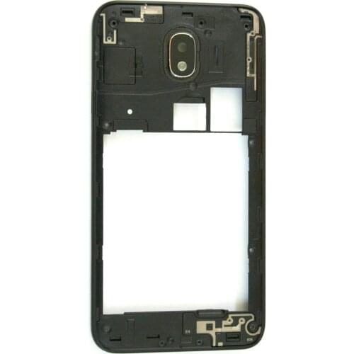 For Samsung Galaxy J4 2018 SM-J400 Black/Blue/Gold Color Rear Back Housing Frame Plate Middle Cover