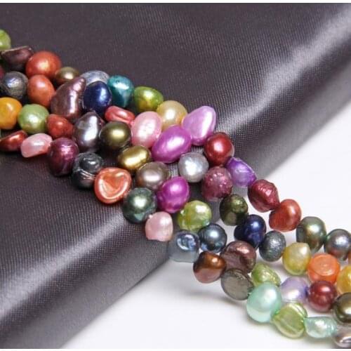 New Arrival Favorite Pearl Jewelry Natural Freshwater Pearls For Jewelry Making Loose Beads 7-8mm DIY For Earrings Necklace Brac