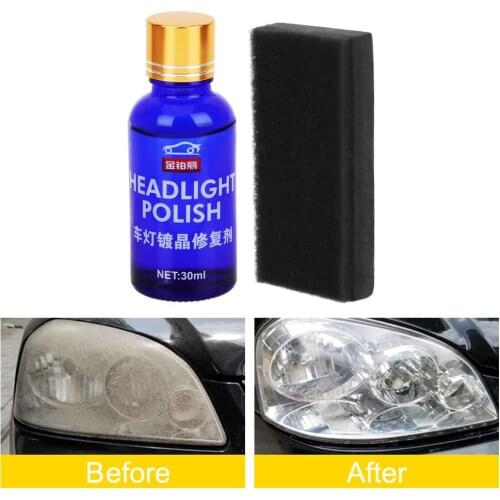 30ML Liquid Car Repair Anti-scratch Coating Solution Repair Kit Headlight Polishing Oxidation Rearview Coating Repair Kit