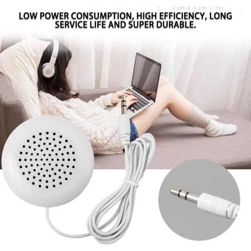 1Pc 2Pcs 5Pcs DIY 3.5mm Mini Louder Speakers Music Pillow Stereo Speaker For MP3 Phone For iPhone For iPod CD Sleeping Use