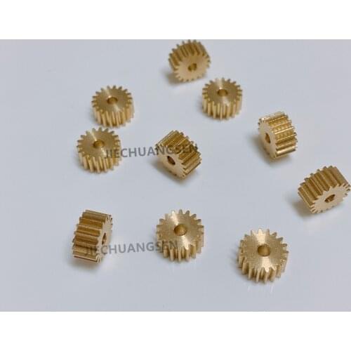 0.4 M 8 T 0.98 1.48 mm 1mm 1.5mm hole shaft copper gear 4mm outer diameter 0.4M 8T