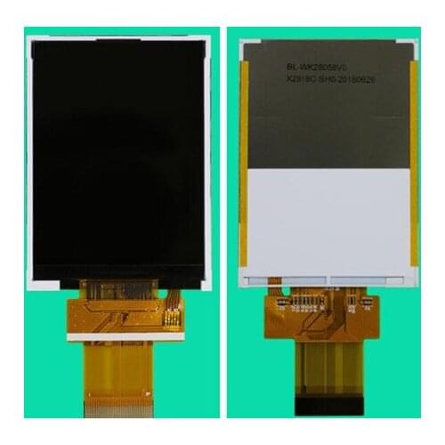 2.8 inch 37PIN TFT LCD Color Screen 8/16Bit 8080 MCU Interface