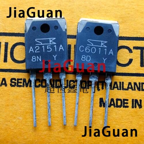 2pairs High power diode triode Sanken 2SA2151A 2SC6011A TO-3P Audio Power Amplifier tube New HIFI amplifier SK A2151A C6011A