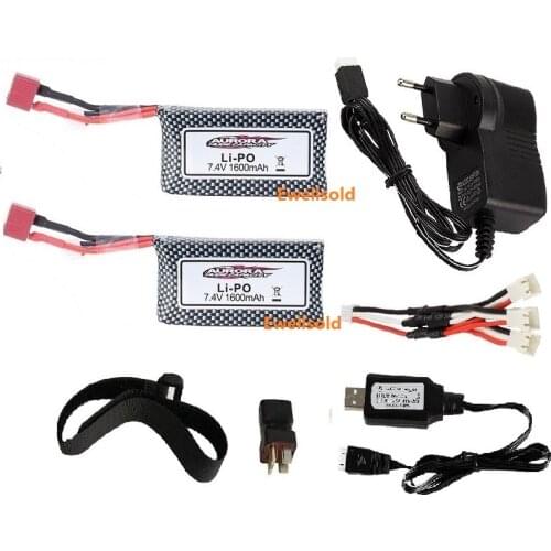 2PCS Upgrade to 3200mAh XINLEHONG 9125 Remote Control Rc Car Parts 7.4v 1600mah Lipo Battery XLH 9125 battery 7.4 V 1600 mah