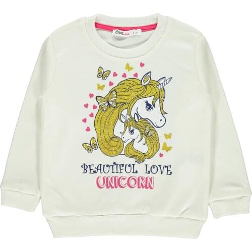 2020 Winter Interlock Long Sleeve Printed Badi and Tunic Knit Top Crew Neck Civil Girls Girls Sweatshirts 2 5 Ages