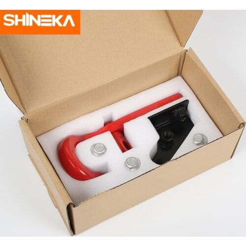 SHINEKA Towing Bars for Jeep Wrangler JK 2007-2017 Car Rear Bumper Tow Trailer Hook Accessories for Jeep Wrangler JK 2007-2017