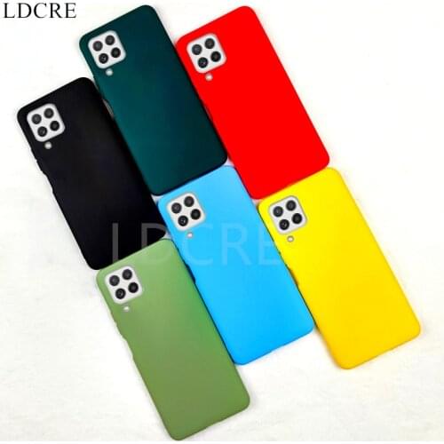 For Samsung Galaxy M32 Case Silicone Candy Color Case For Samsung M32 A22 A52 A72 S21 Plus Ultra Cover Soft Protective Cover