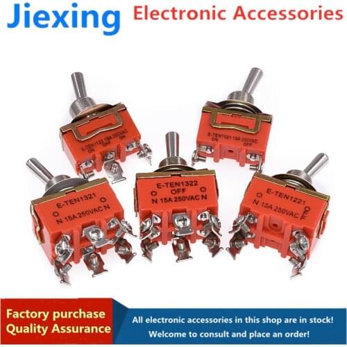 E-TEN1021/1221/1322 toggle switch rocker arm forwards and reverses 3 power 6 feet 2 gears up and down