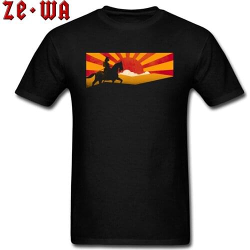 Men T-shirts Last Samurai Tee Shirts Summer/Fall Black Tshirt Safari Male Top Clothes Short Sleeve 100% Cotton Round Neck Camisa
