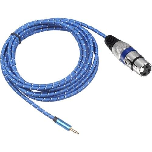 3.5mm Jack To XLR Cable 3m Male To Female Professional Audio Cable For Mixer Microphones Speakers Computer Cellphone