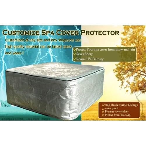Hot tub cover guard, size91"x 91"x36 and spa cover protector, can customize at any size and shape