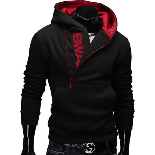 Mens New Fall/Winter Sweater Multiple Styles Of Leisure Sports Chest Zipper Printed Letters Hoodie Causal Comfortable Tops