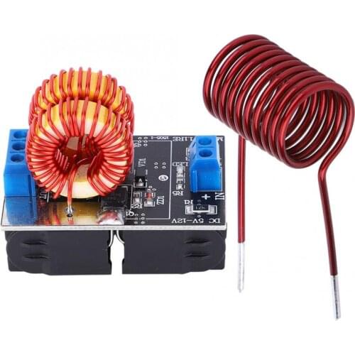 Hot Sale Non-tap Mini ZVS Heating Board DC5~15V 150W Inductive Flyback Heating Driver Ignition Coil DIY Cooker+ Ignition Coil