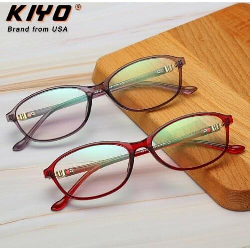 KIYO Brand 2020 New Women Men Fashion Optical Frame TR90 Eyeglasses Frames Oval Spectacles Glasses High Quality Eyewear 8212