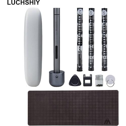 Original Wowstick 1F+ Mini Electric Screwdriver Rechargeable Cordless Power Tool Screw Driver Bit With LED Light Lithium Battery