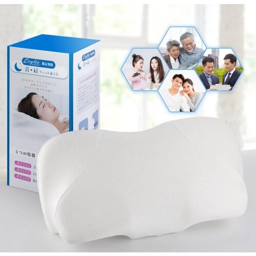 13cm Contour Memory Foam Cervical Pillow Orthopedic Neck Pain Pillow for Side Back Stomach Sleeper Remedial Pillows