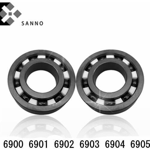 Full ceramic ball bearing 6900 6901 6902 6903 6904 6905 SI3N4 corrosion resistance deep groove ceramic bearing for industry