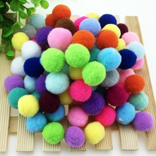 8/30MM Pompoms Multicolor Fluffy Soft Pom Arts and Crafts Pom Poms Balls for DIY Art Creative Crafts Christmas Home Decor