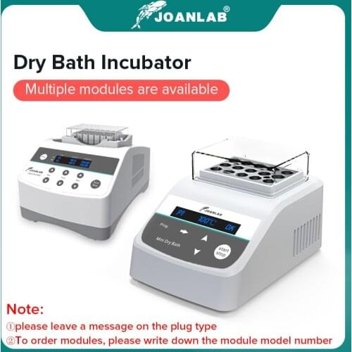 Digital Display Portable Thermostatic Dry Bath Incubator With Heating Block 0.2ml 0.5ml 1.5ml 2ml 15ml 50ml 220v Lab Equipment