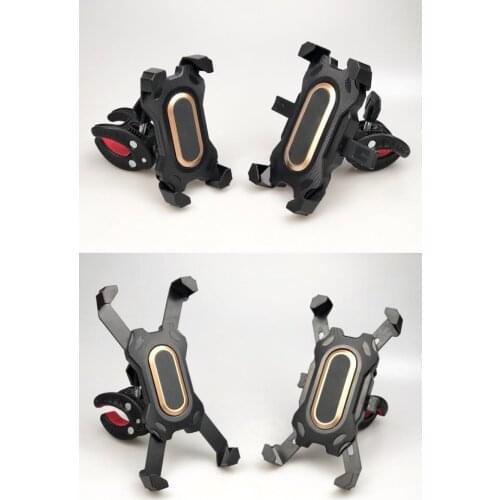 Bicycle Silicone Cell Phone Holder Motorcycle Bike GPS Stand For IPhone Samsung Huawei Bike Handlebar Clip Stand