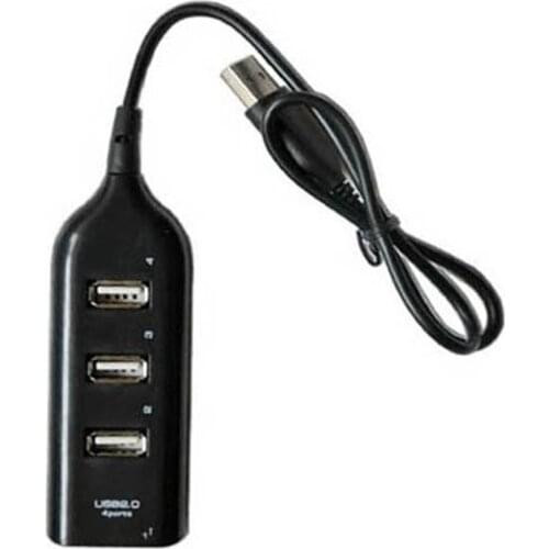 4 ports High Speed HUBs Hi-Speed 4 Port USB 2.0 Multi HUB Splitter Expansion For Desktop PC Laptop Adapt