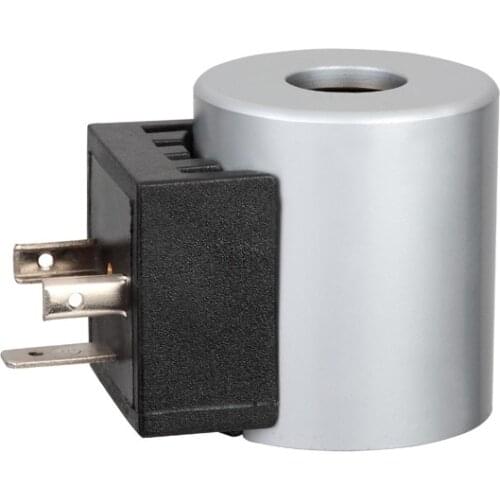 Z8-25YC Din connector Dia 19.2mm DC 12V 24V 25N force Hydraulic solenoid directional valves solenoid coil