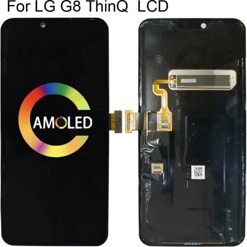 6.1" LCD Display For Lg G8 ThinQ G820QM G820V G820N G820UM LCD Display Touch Screen Digitizer Glass Assembly + Frame Free Ship