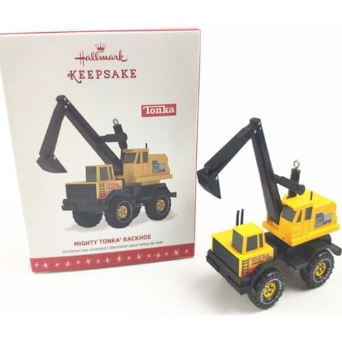 1piece 10cm Horman excavator Tonka excavator model ornaments collection ornaments