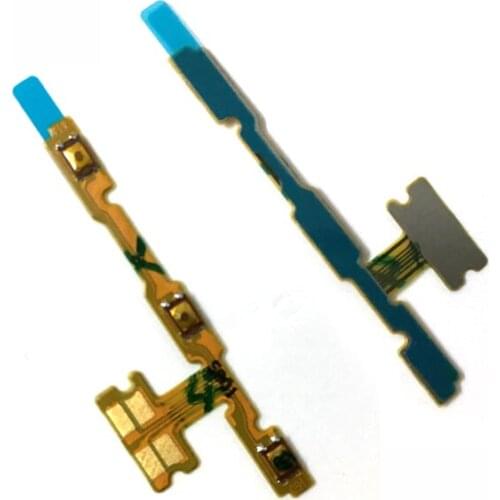 10pcs For Huawei P Smart / Enjoy 7S Power On Off Volume Switch Side Button Key Flex Cable Replacement Parts