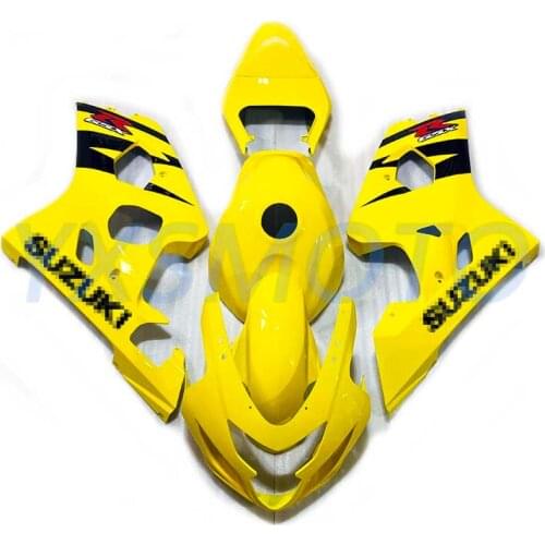 Brand new Motorcycle full fairing Kit for GSXR600 750 K4 2004 2005 GSXR750 04 05 ABS Plastic Injection yellow Bodywork