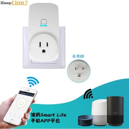 Sleeplion EU/US/UK Plug 110V-220V WIFI Smart Power Socket Wireless Time Phone APP Control Smart Plug Wifi Socket