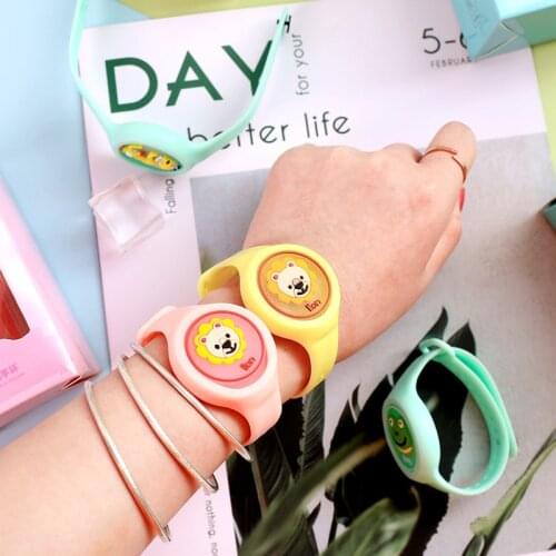 Cartoon Animal Mosquito Repellent Bracelet Child Flash Anti-mosquito Bracelet Repellent Buckle Portable Mosquito Repellent Watch