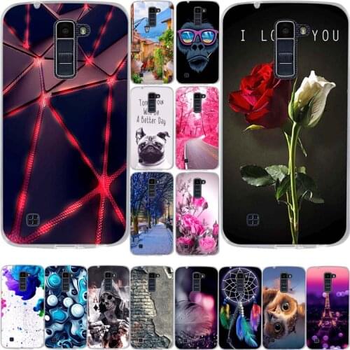 Phone Case for LG K10 Soft TPU Case for LG K10 LTE K420N K430 K430ds Silicone Case for LG K10 2016 Capas Cute Patterned Cover