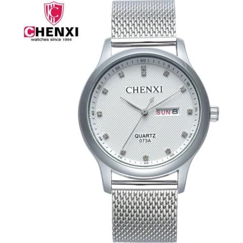 Chenxi Mens Silver Watch