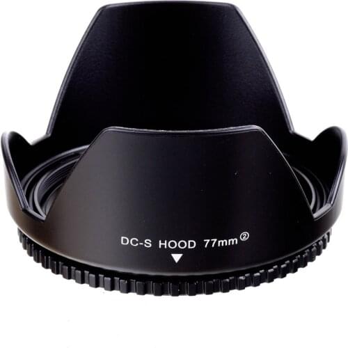 100% GUARANTEE 77mm Black Reversible Lens Hood for Sigma 17-50mm F2.8 EX DC OS HSM HOT FREE