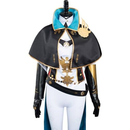 Game Genshin Impact Jean Gunnhildr Cosplay Costume Outfits Halloween Carnival Suit