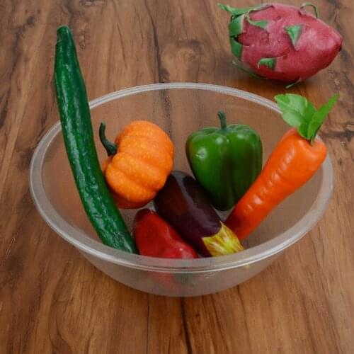 Quality PC Salad Bowl Thick Round Vegetable Bowl Kitchen Cutlery Bowl