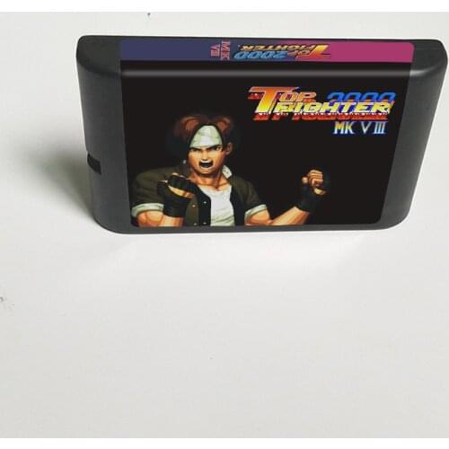 Top Figher 2000 - 16 Bit MD Game Card for Sega Megadrive Genesis Video Game Console Cartridge