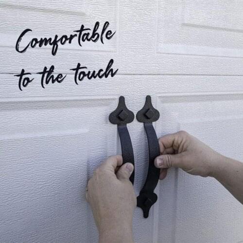 Magnetic Decorative Garage Door Hardware Couch House Double Carriage Door Accents 4 Hinges 2 Handles Decor Kit