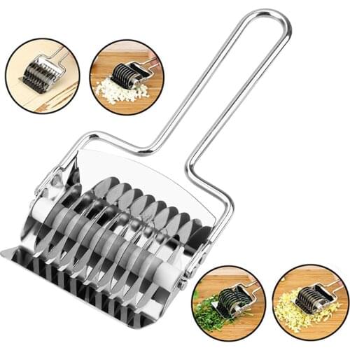 Pressing Machine Non-slip Handle Stainless Steel Spaetzle Makers Noodles Cut Knife Manual Section Shallot Cutter Kitchen Tool