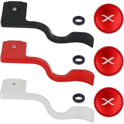 Metal Thumbs Up Grip Thumbs Up Grip Hand Grip + Shutter Release Button for camera for Fuji Fujifilm X-T30 X-T20 X-T10