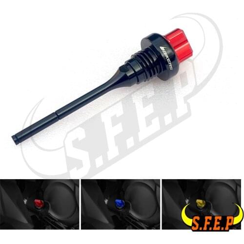 Motorcycle CNC Aluminum Alloy Oil Dip Stick Filler Cap For Honda Forza300 Forza 300 2018-2019-2020